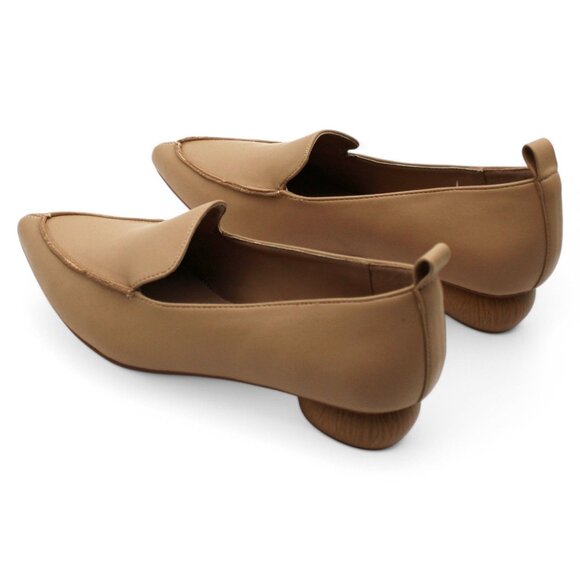 Journee Collection Women's Maggs Pointed Toe Loafers - Tan - Picture 5 of 7